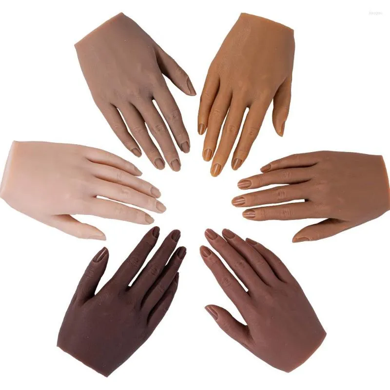 Flexible Bendable Fake Hands For Nails For DIY Salon Artists Realistic Hand  Liquid Silicone Mannequin For Finger Training And Acrylic Manicure Practice  From Jiaogao, $45.47